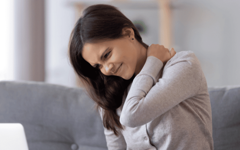 Neck Pain and Stiffness A Common Preceding and Accompanying Discomfort