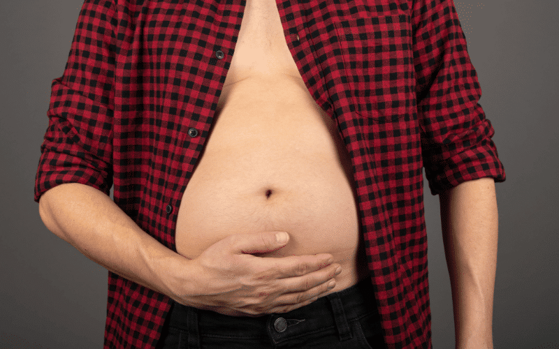 Abdominal Swelling Indicative of Fluid Retention