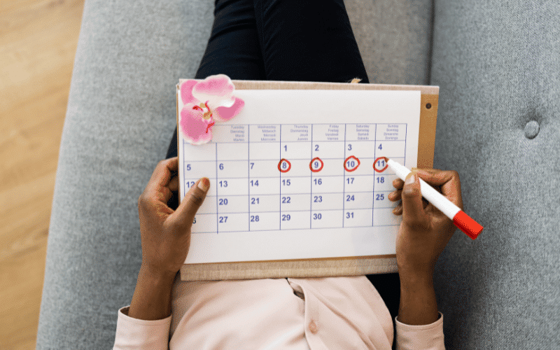 Menstrual Changes Unpredictable Cycles