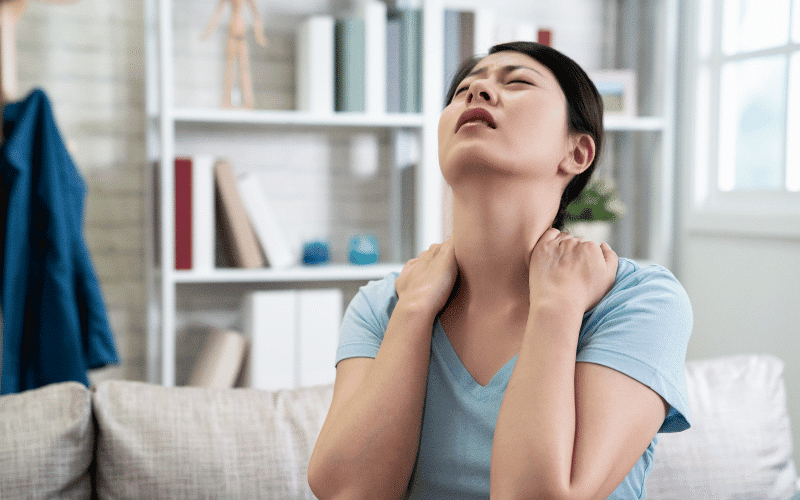 Symptom 8 Pain in the Neck or Throat