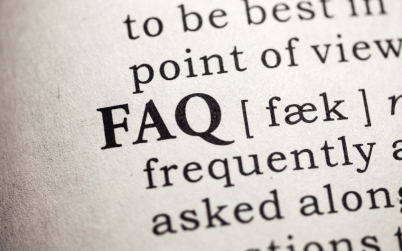 Frequently Asked Questions