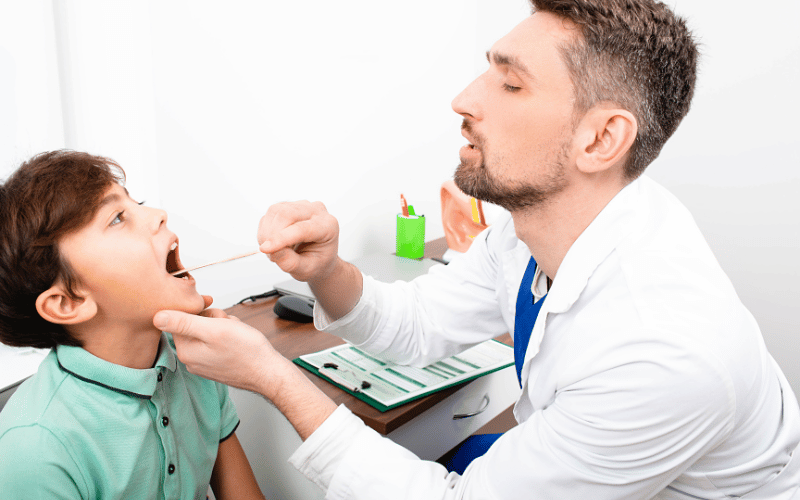 Red and Swollen Tonsils The Visual Hallmarks of Tonsillitis