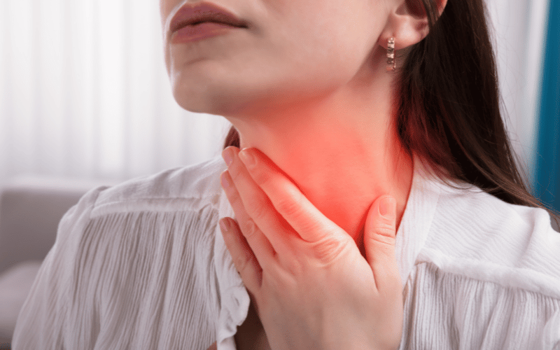 The Sore Throat Early Warning Signal